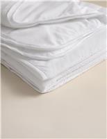 M&S Smart Wash & Dry 1 Tog Duvet White