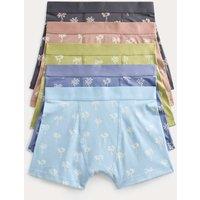 M&S 5 Pack Cotton with Stretch Palm Trunks (5-16 Yrs) Multi
