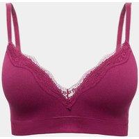 M&S Jasmine Lace Seamfree Non Wired Plunge Bra (A-E) Dark Raspberry