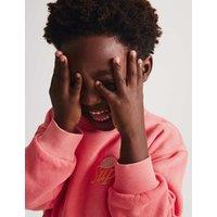 M&S Cotton Rich Vegetable Sweatshirt (1-8 Yrs) Red