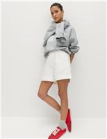 Pure Cotton Poplin High Waisted Shorts