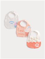 3 Pack Cotton Rich Ice Cream Bibs
