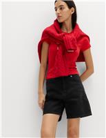 Pure Cotton Denim Classic Shorts