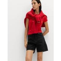 M&S Pure Cotton Denim Classic Shorts Black