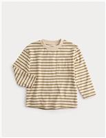 Pure Cotton Striped Top (2-8 Years)