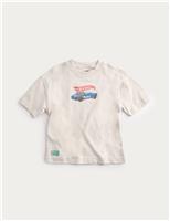 Pure Cotton Hot Wheels T-Shirt (2-8 Yrs)