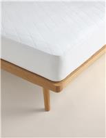 M&S Stay Cool Mattress Protector White