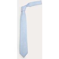M&S SARTORIAL Textured Pure Silk Tie Pale Blue