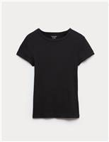 Cotton Rich Ribbed Slim Fit T-Shirt