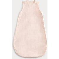 M&S Pure Cotton 1.0 Tog Sleeping Bag (0-3 Yrs) Rose Pink