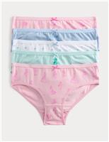 5 Pack Cotton Rich Disney Princess Knickers (18 Mths-8 Yrs)