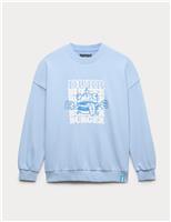 Cotton Rich Fortnite Graphic Sweatshirt (6-16 Yrs)
