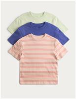 3 Pack Pure Cotton T-Shirts (2-8 Yrs)