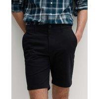 M&S Regular Fit Stretch Chino Shorts Black/Black