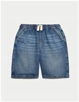 Cotton Rich Denim Shorts (6-16 Yrs)
