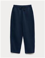 Relaxed Cotton Rich Lightweight Trousers (6-16 Yrs)