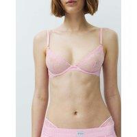 M&S Ida Lace Wired Plunge Bra A-E Pink Sorbet