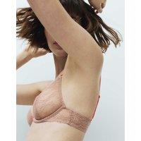 M&S Ida Lace Wired Plunge Bra A-E Rose Quartz