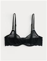 M&S Ida Lace Wired Scoop Bra (A-E) White