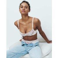 M&S Ida Lace Wired Scoop Bra (A-E) White