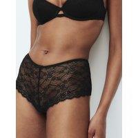 M&S Ida Lace High Rise Shorts Black