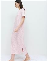 Cotton Modal Printed Nightdress