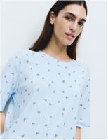 Cool Comfort Cotton Modal Printed Nightdress