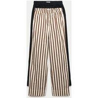 M&S 2 Pack Pure Cotton Poplin Straight Leg Trousers Black