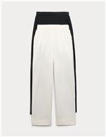 2 Pack Pure Cotton Poplin Straight Leg Trousers