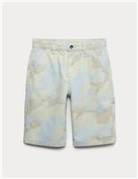 Denim Camouflage Shorts (6-16 Yrs)