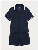 2 Piece Cotton Rich Textured Top & Bottom Outfit (2-10 Yrs)