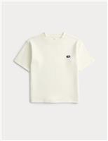 Pure Cotton Ribbed T-Shirt (2-8 Yrs)