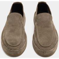 M&S Suede Slip On Loafers Mole