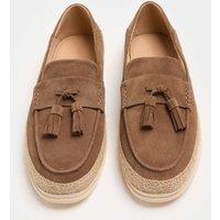 M&S Tasselled Suede Espadrilles Tan
