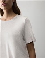 Autograph Pocket Detail Pyjama Top Grey