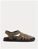 Suede Fisherman Sandals