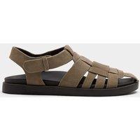 Autograph Suede Fisherman Sandals Stone