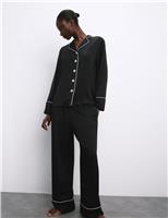 Autograph Satin Revere Pyjama Set Ivory