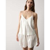 Autograph Satin Cami Shortie Pyjama Set Ivory