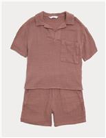 2 Piece Pure Cotton Double Cloth Outfit (2-8 Yrs)
