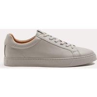 Autograph Leather Lace-Up Trainers Light Grey
