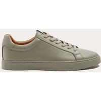Autograph Leather Lace-Up Trainers Sage