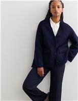 Pure Wool Double-Faced Short Jacket