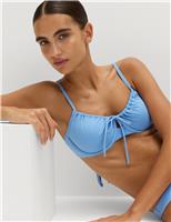 Underwire Padded Tie Detail Bikini Top (AA-E)