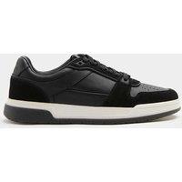 Autograph Leather Lace Up Casual Trainers Black