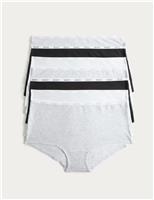 7 Pack Cotton Rich High Rise Knicker Shorts