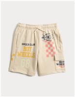 Cotton Rich Hot Wheels Shorts (2-8 Yrs)