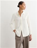 JAEGER Pure Silk Shirt Ivory