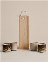 Set of 4 Espresso Mug Candles