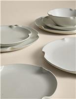 12 Piece Crimped Scallop Dinner Set